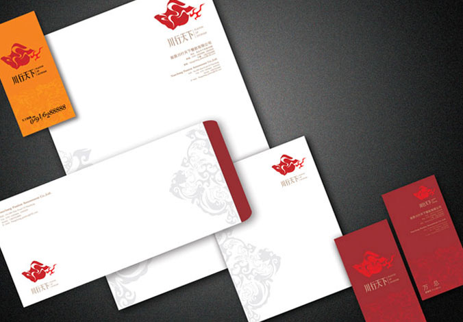 川行天下—餐飲vi設計，餐飲品牌設計