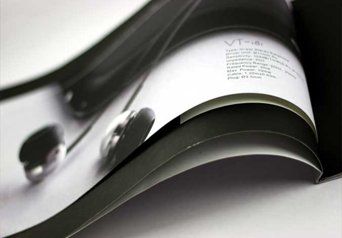 Vtsonic耳機畫冊設計，宣傳冊設計