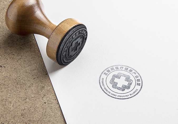 logo設計 商標設計  VI設計    互聯網醫療健康產業聯盟