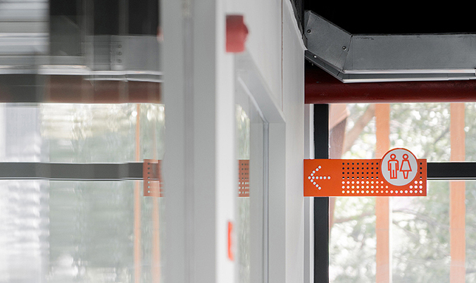 園區空間設計，空間導視設計，路牌設計