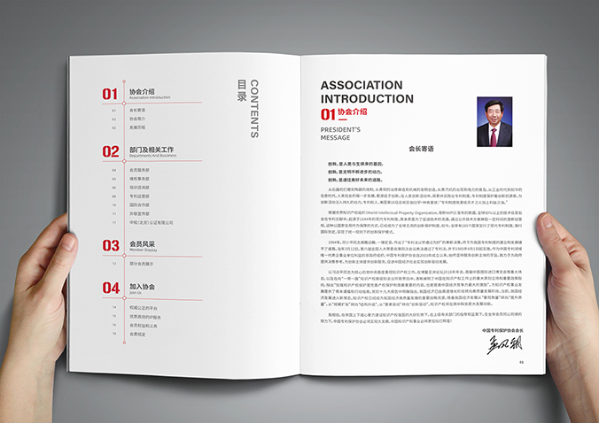 中國專利保護協(xié)會  宣傳冊設計,產品畫冊設計,畫冊設計