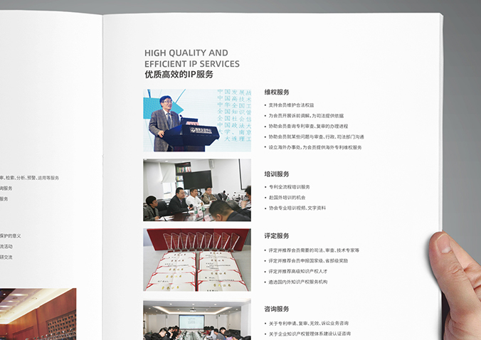中國專利保護協(xié)會  宣傳冊設計,產品畫冊設計,畫冊設計