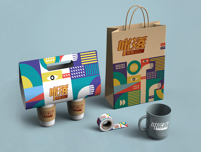 咔滋糯糯   餐飲標志設計   品牌logo設計  企業商標設計