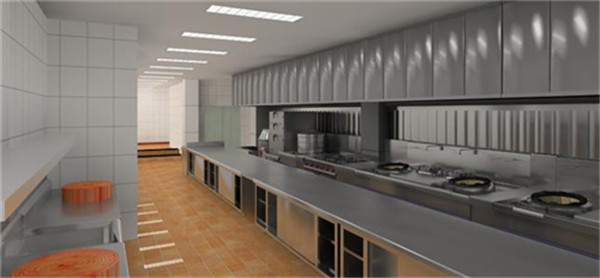 陜西廚房設備現場圖